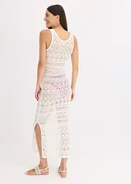 Abito lungo effetto crochet, bonprix