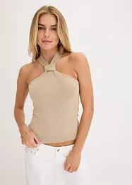 Top all'americana in maglia di soffice viscosa, bonprix