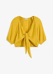 Blusa cropped in viscosa fluente, bonprix