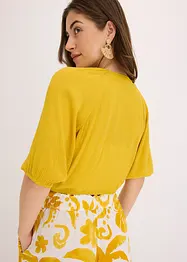 Blusa cropped in viscosa fluente, bonprix