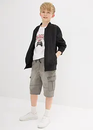Bermuda di jeans in felpa, regular fit, bonprix