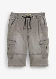 Bermuda di jeans in felpa, regular fit, bonprix