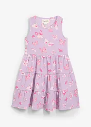 Abito di jersey crinkle operato, bonprix