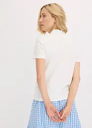 Maglia in cotone con ruches, bonprix