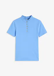 Maglia in cotone con ruches, bonprix