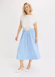 Maglia con pizzo lavorato all'uncinetto, bonprix