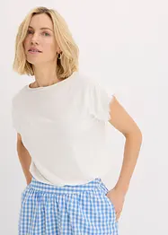 Maglia con pizzo lavorato all'uncinetto, bonprix