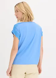 Maglia in viscosa con pizzo, bonprix