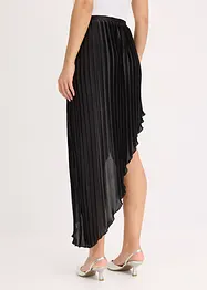 Gonna plissettata in satin lucido, bonprix