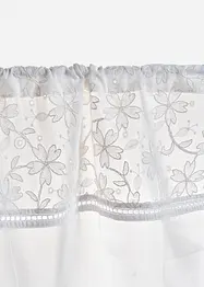 Tenda a vetro in cotone biologico con ricami, bonprix