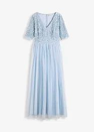 Abito lungo con paillettes, bonprix