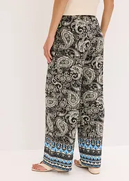 Pantaloni a palazzo in misto viscosa morbido, bonprix