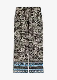 Pantaloni a palazzo in misto viscosa morbido, bonprix