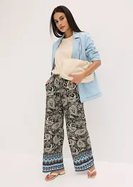 Pantaloni a palazzo in misto viscosa morbido, bonprix