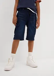 Bermuda di jeans in felpa, regular fit, bonprix