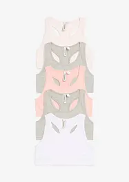 Top a bustier (pacco da 5), bonprix