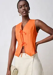 Top in puro lino, bonprix