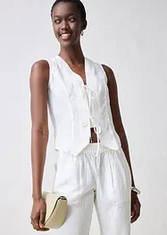 Top in puro lino, bonprix