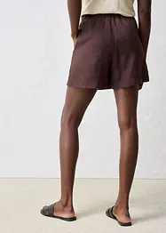 Gonna pantalone in puro lino, bonprix
