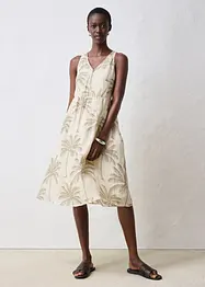 Abito midi in ramiè, bonprix