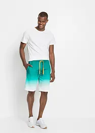 Bermuda in felpa con colori sfumati, bonprix