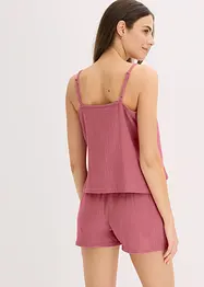 Pigiama estivo in mussola con spalline sottili, bonprix