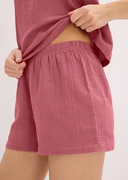 Pigiama estivo in morbida mussola con spalline sottili, bonprix