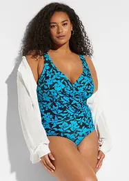 Costume intero taglia lunga con effetto modellante leggero, bonprix