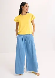 Maglia con maniche a volant, bonprix