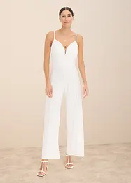 Tuta elegante con spalline e pizzo, bonprix