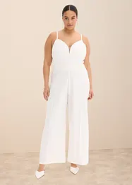 Tuta elegante con spalline e pizzo, bonprix