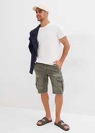 Bermuda di jeans in felpa, regular fit, bonprix