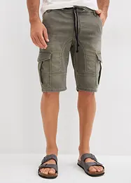 Bermuda di jeans in felpa, regular fit, bonprix