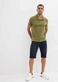Bermuda di jeans elasticizzati, slim fit, bonprix