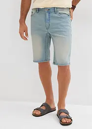 Bermuda di jeans elasticizzati con cavallo rafforzato, regular fit, bonprix