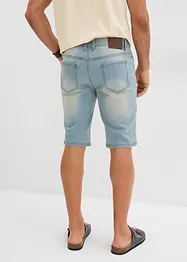 Bermuda di jeans elasticizzati con cavallo rafforzato, regular fit, bonprix