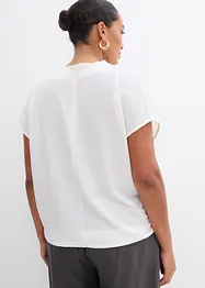 Maglia in crêpe operato, bonprix