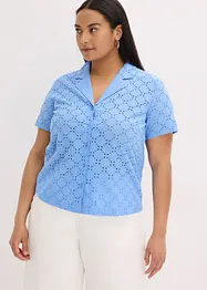 Camicetta con ricami traforati, bonprix