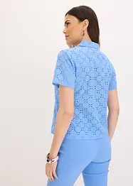 Camicetta con ricami traforati, bonprix