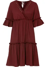 Abito con ricami traforati, bonprix