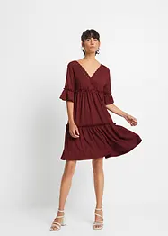 Abito con ricami traforati, bonprix