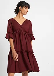 Abito con ricami traforati, bonprix
