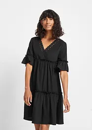 Abito con ricami traforati, bonprix