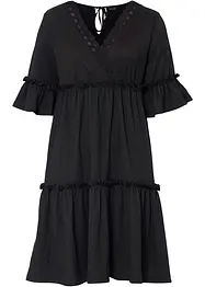 Abito con ricami traforati, bonprix