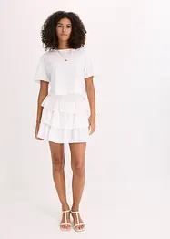 Minigonna in puro cotone, bonprix
