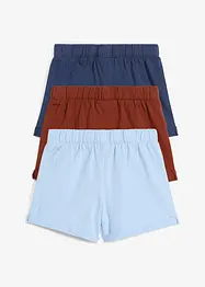 Shorts in jersey di puro cotone biologico (pacco da 3), bonprix