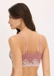 Reggiseno bustier senza ferretto con materiale riciclato, bonprix