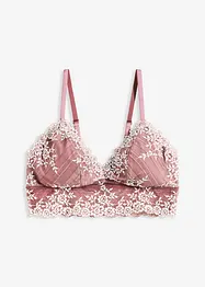 Reggiseno bustier senza ferretto con materiale riciclato, bonprix