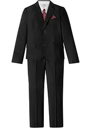 Completo (4 pezzi) giacca, pantaloni, camicia, cravatta, bonprix