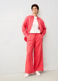 Pantaloni a palazzo in puro lino, bonprix